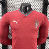 Long sleeve 2026 Portugal home Player Version Thailand Quality