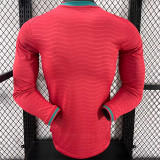 Long sleeve 2026 Portugal home Player Version Thailand Quality