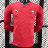 Long sleeve 2026 Portugal home Player Version Thailand Quality
