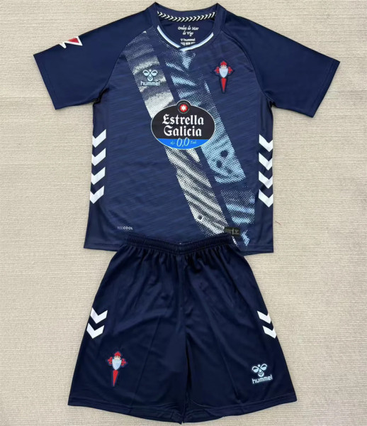 Kids kit 25-26 Celta de Vigo Away Thailand Quality