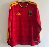 2026 Belgium home Long sleeve Thailand Quality