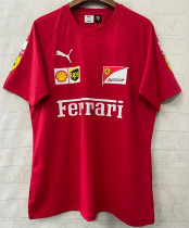 2025 Ferrari  2025 Ferrari  F1 2025 法拉利休闲红色圆领