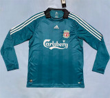 Long sleeve 08-09 Liverpool Away Retro Jersey Thailand Quality