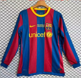 UEFA Long sleeve 10-11 FC Barcelona home Retro Jersey Thailand Quality