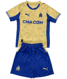 25-26 Marseille Fourth Away Set.Jersey & Short High Quality