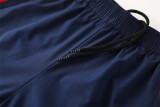 2026 Spain (royal blue) hooded Windbreaker Soccer Jacket suit