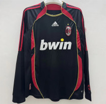 Long sleeve 06-07 AC Milan Third Away Retro Jersey Thailand Quality