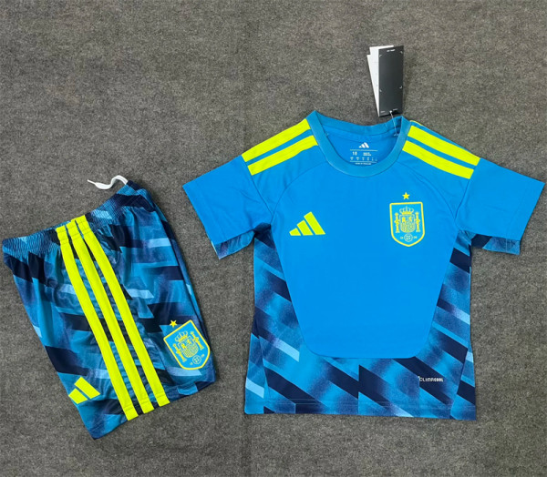 Kids kit 2026 Spain (goalkeeper) Thailand Quality