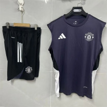 25-26 Manchester United (vest) Set.Jersey & Short High Quality