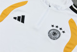 2026 Germany (white) Adult Sweater tracksuit set Training Suit