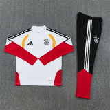 2026 Germany (white) Adult Sweater tracksuit set Training Suit