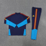 2026 Spain (cyan) Adult Sweater tracksuit set