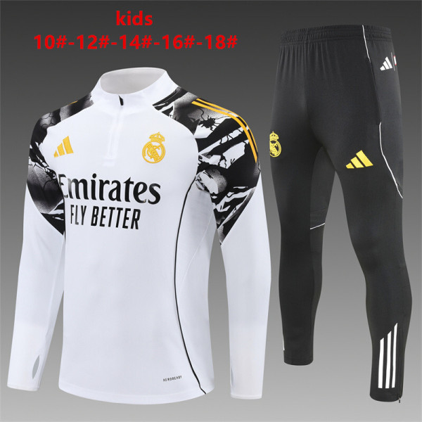 Young 25-26 Real Madrid (white) Sweater tracksuit set