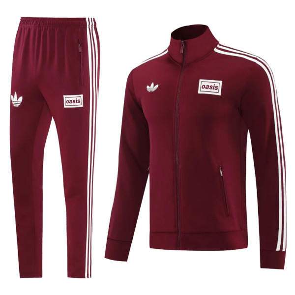25-26 live'25 (red) Jacket Adult Sweater tracksuit set  Training Suit oasis