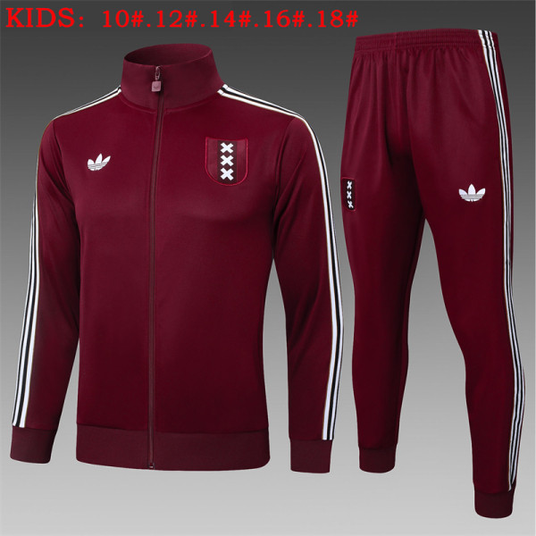 Young 25-26 Ajax (maroon) Jacket Sweater tracksuit set