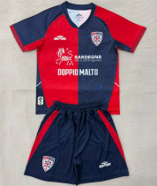 Kids kit 25-26 Cagliari Calcio home Thailand Quality