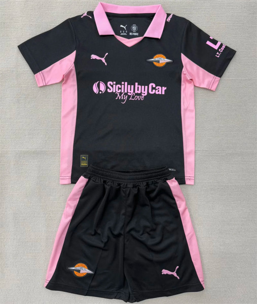 Kids kit 25-26 Palermo Away Thailand Quality