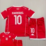 Kids kit 2026 Tunisia home (HANNIBAL  10#) Thailand Quality