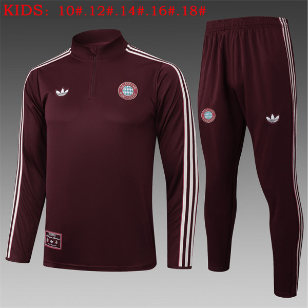 Young 25-26 Bayern München (maroon) Sweater tracksuit set