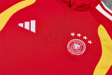 2026 Germany (red) Adult Sweater tracksuit set Training Suit