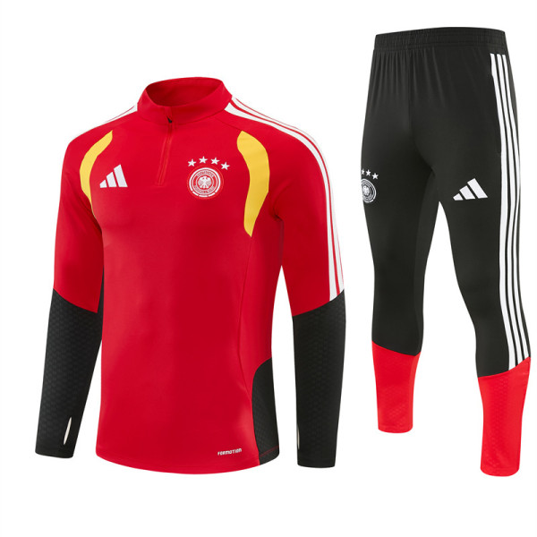 2026 Germany (red) Adult Sweater tracksuit set Training Suit
