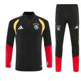 2026 Germany (black) Adult Sweater tracksuit set Training Suit