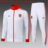 Young 25-26 Bayern München (white) Jacket Sweater tracksuit set