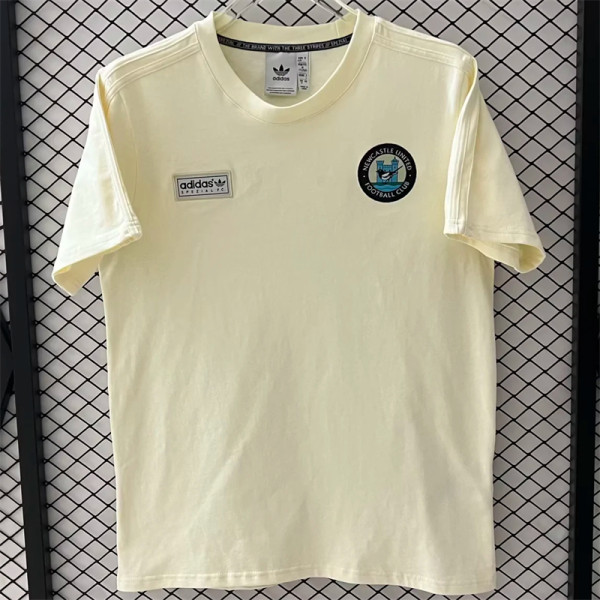 25-26 Newcastle United  (Cotton T-shirt)Fans Version Thailand Quality oasis