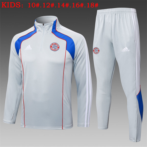 Young 25-26 Bayern München (light gray) Sweater tracksuit set
