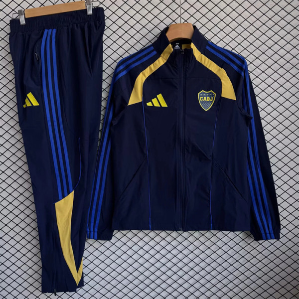 25-26 CA Boca Juniors Windbreaker Soccer Jacket suit