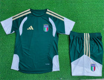 Player Version 2026 Italy (Training clothes) Adult Jersey & Short Set High Quality