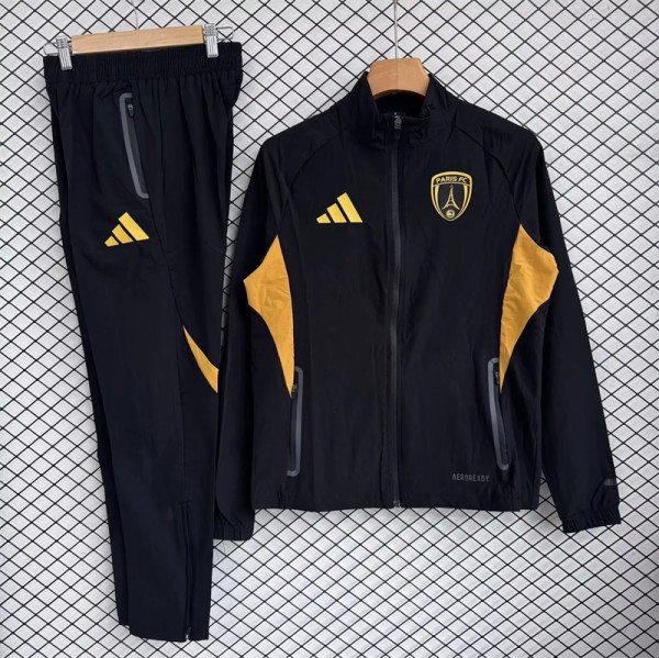 25-26 Paris FC Windbreaker Soccer Jacket suit