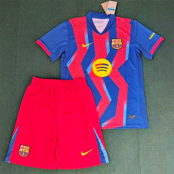 25-26 FC Barcelona Fourth Away Set.Jersey & Short High Quality