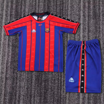 Kids kit 97-98 FC Barcelona home (Retro Jersey) Thailand Quality