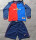 Long sleeve Kids kit 99-00 FC Barcelona home (Retro Jersey) Thailand Quality