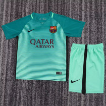 Kids kit 16-17 FC Barcelona Third Away (Retro Jersey) Thailand Quality