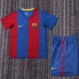 Kids kit 06-07 FC Barcelona home (Retro Jersey) Thailand Quality