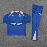 Player Version 25-26 France (variegated blue) Adult Sweater tracksuit set