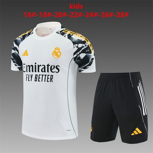 Kids kit 25-26 Real Madrid (Training clothes) Thailand Quality
