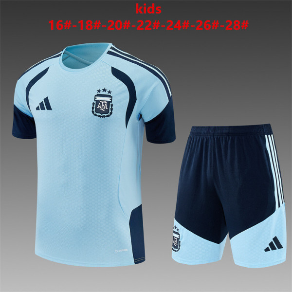 Kids kit 2026 Argentina (Training clothes) Thailand Quality
