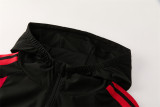 2026 Belgium (black) hooded Windbreaker Soccer Jacket suit