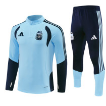 2026 Argentina (light blue) Adult Sweater tracksuit set Training Suit