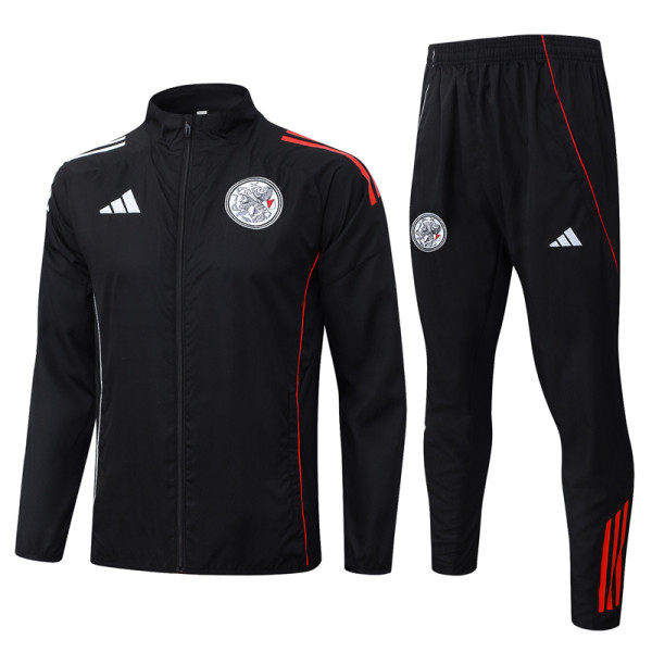 26-27 Ajax (black) Windbreaker Soccer Jacket suit