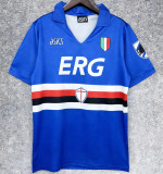 91-92 Sampdoria home Retro Jersey Thailand Quality