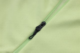 25-26 Real Madrid (light green) Jacket and cap set training suit Thailand Qualit