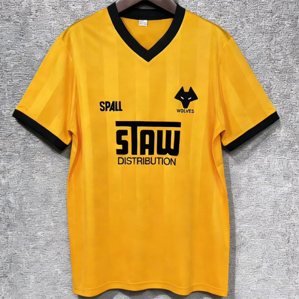 86-87 Wolverhampton Wanderers home Retro Jersey Thailand Quality