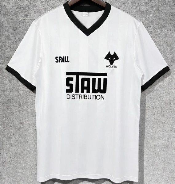 86-88 Wolverhampton Wanderers Away Retro Jersey Thailand Quality