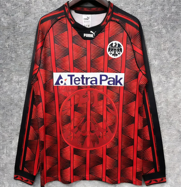 Long sleeve 95-96 Frankfurt home Retro Jersey Thailand Quality