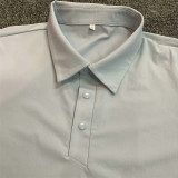 2026 P020# (light blue) Polo Jersey Thailand Quality Loose casual edition 76% nylon 24% spandex