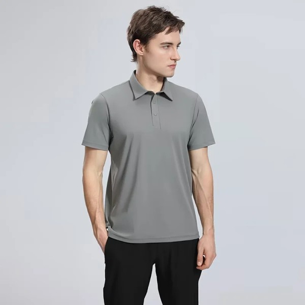 2026 P020# (grey) Polo Jersey Thailand Quality Loose casual edition 76% nylon 24% spandex
